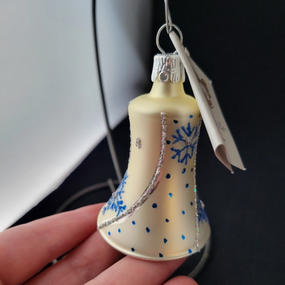 Vintage Handmade/Mouth-Blown/Painted By EuropeanArtisans Golden Bell Collection - Picture 3 of 14